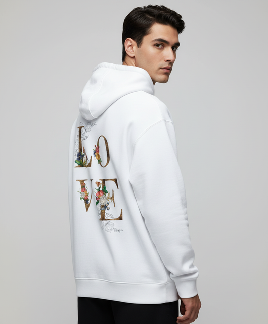 The "VYBE LOVE" Oversized Hoodie.