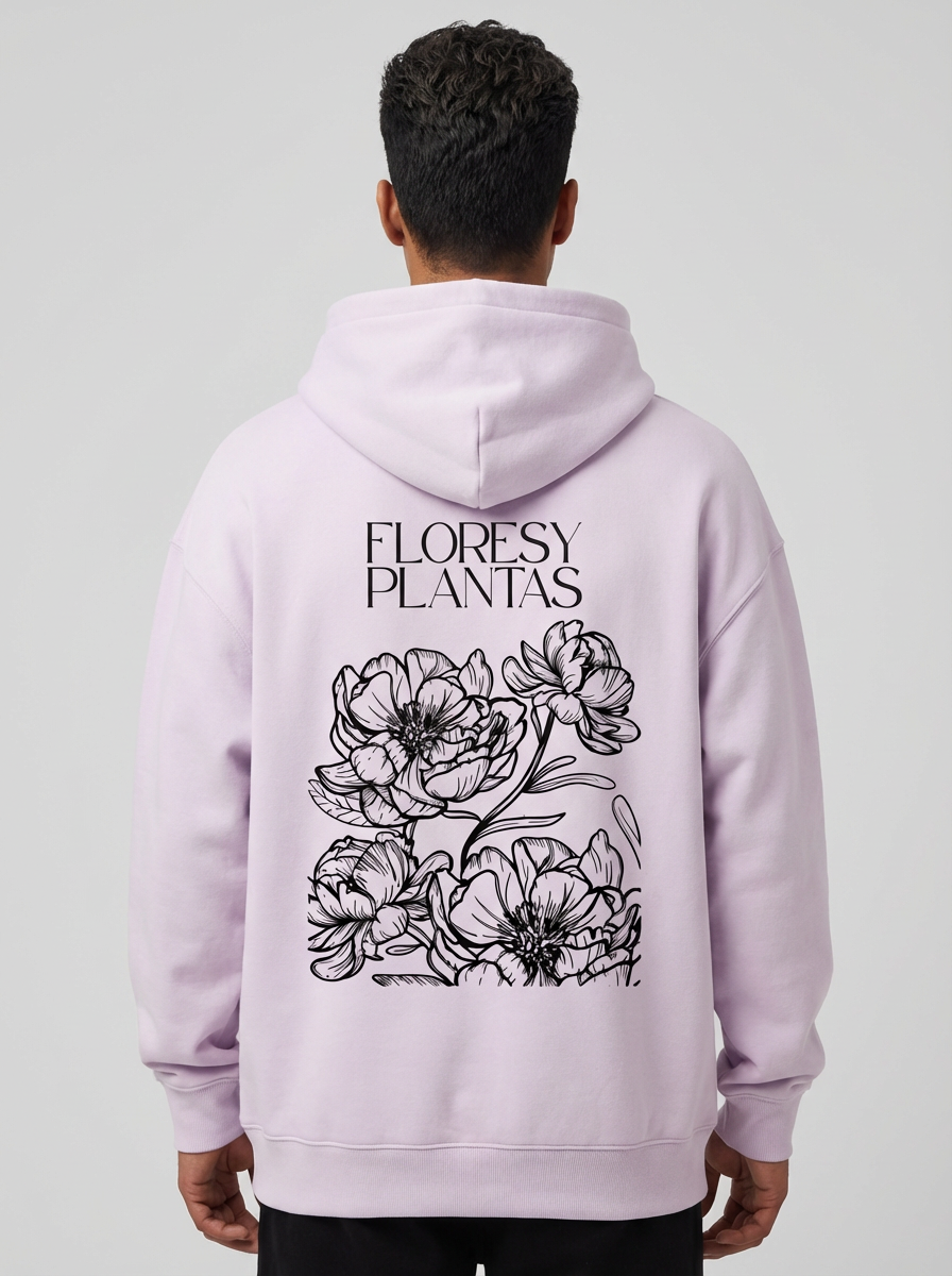 The "FLORAL ESSENCE" Oversized Hoodie.