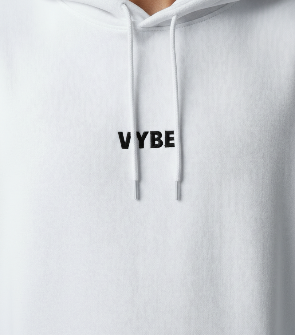 The "POSITIVE VYBE" Oversized Hoodie.