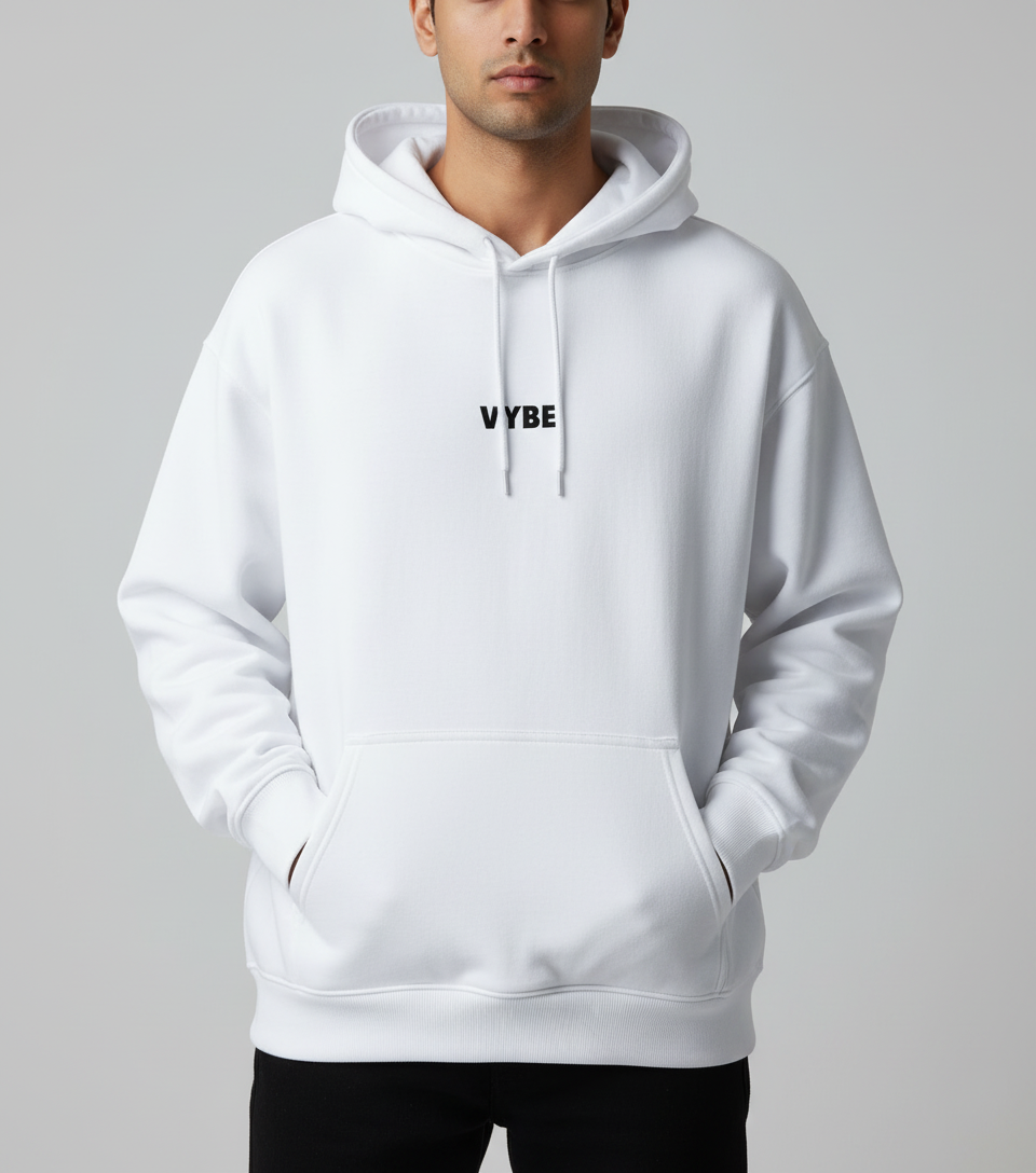 The "POSITIVE VYBE" Oversized Hoodie.